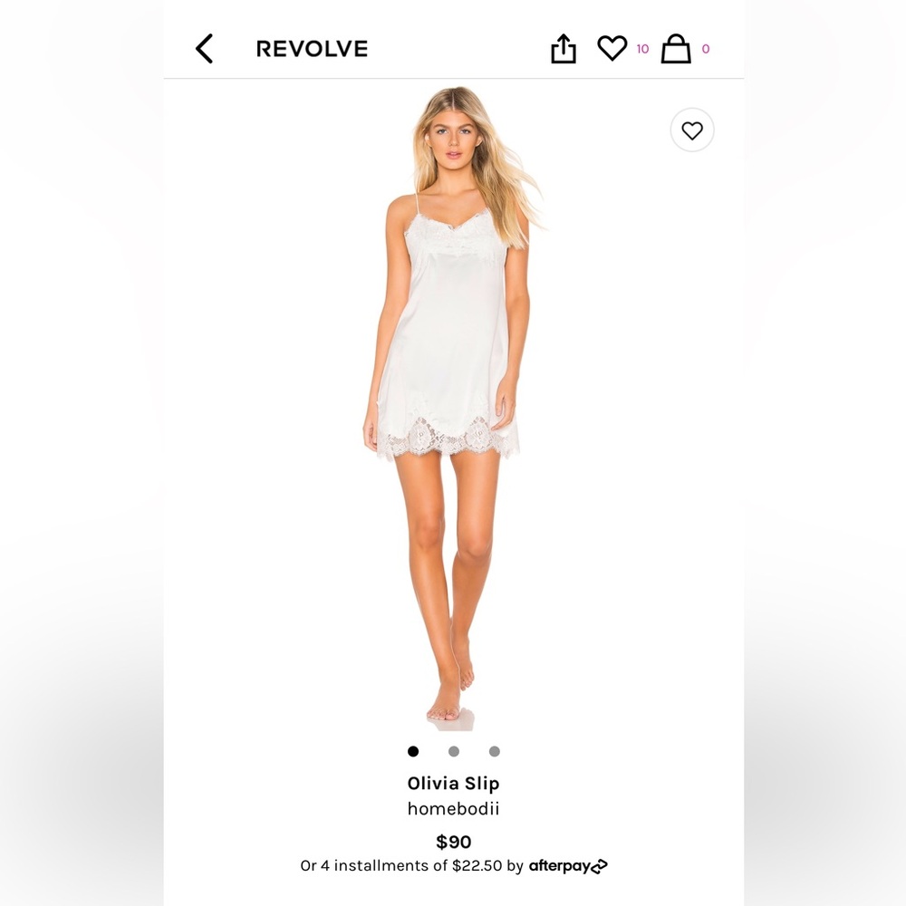 Homebodii Olivia Slip in white